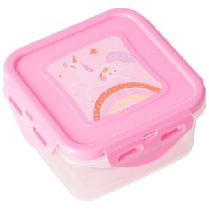 Táper DECO HOME Cuadrado 400ml Littl Girl