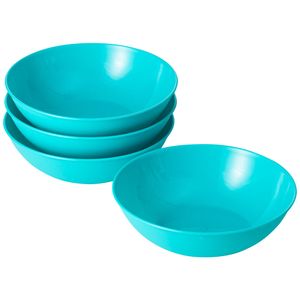 Set de Bowls DECO HOME Plático Color Varios 4un