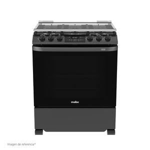 Cocina de Pie a Gas Mabe EMH7614DATBS0 6 Quemadores Black Slate
