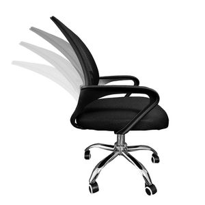 Silla De Oficina Ergonómica Nova- Negro