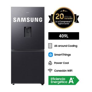 Refrigeradora Samsung RB45DG6300B1PE Bottom Freezer Digital Inverter 409L Gris Oscuro