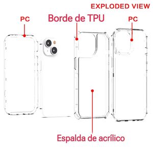 Case 360 Son 3 en 1 Transparente para Iphone 13 Pro Max