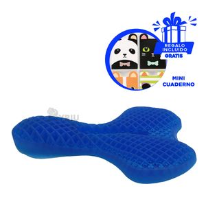 Asiento con Relleno de Gel y Cubierta Azul Y+Stickers