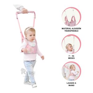 Arnes Practico de Bebe en Color Rosado Y+Stickers