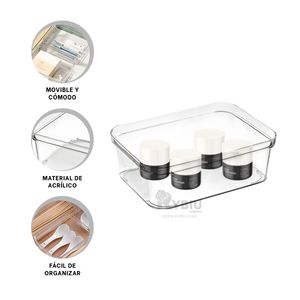 Caja Organizadora en Transparente Y+Post-it adhesivos