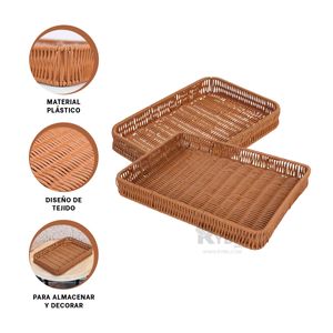Cesta Rustica Organizadora de Color Marron Y+Agendita