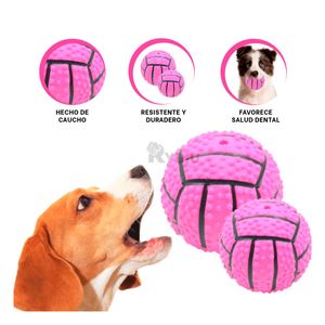 Balon Recreativo para Perro en Rosado Y+Post-it adhesivos
