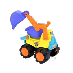 Camion de Construccion con Escavadora en Multicolor