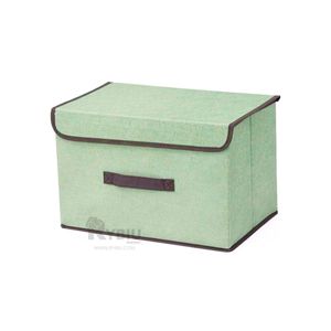 Caja Decoradora Multiusos Moderna de Color Verde Y+Stickers