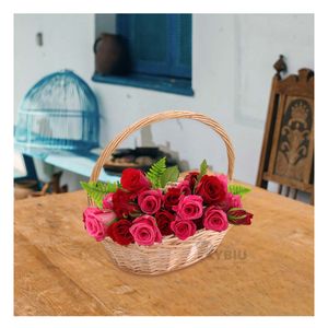 Canasta Versatil de 38x30x35cm en Marron Y+Papel de Regalo