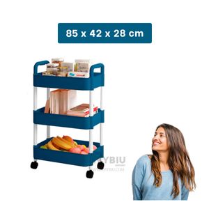 Organizador Shelby Resistente de Azul Y+Papel de Regalo