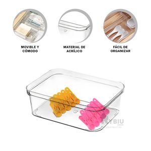 Organizador Sutil para Objetos en Transparente Y+Stickers