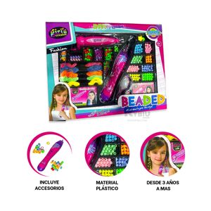 Kit de Peluqueria con Ligas para el Pelo en Multicolor