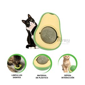 Juguete para Gatos Forma de Palta Verde Y+Post-it adhesivos
