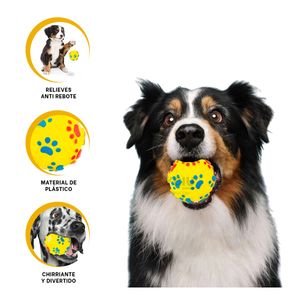 Pelota de Plastico en Amarillo Talla L Y+Papel de Regalo