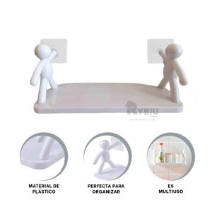 Organizador Funcional en Blanco Y+Post-it adhesivos