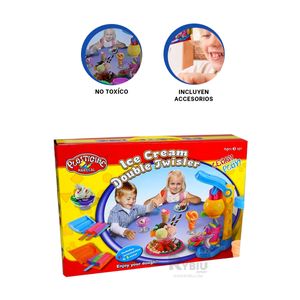 Plastilina no Toxica para Niños de Color Amarillo Y+Agendita