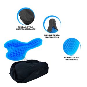 Sillin Ortopedico de Bicicleta Tono Azul Y+Post-it adhesivos