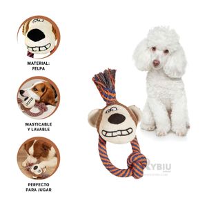 Peluche Compacto en Modelo Mono Y+Papel de Regalo