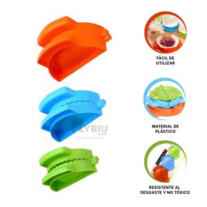 Set Practico de Moldes de Empanadas de Color Multicolor