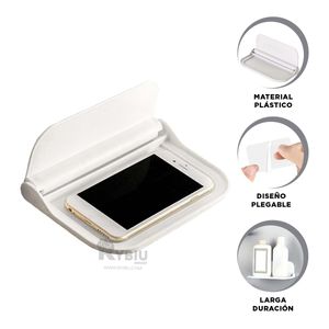 Repisa Flotante Plegable en Color Blanco
