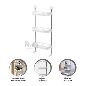 Repisa Organizador de 3 Niveles de Color Blanco Y+Agendita