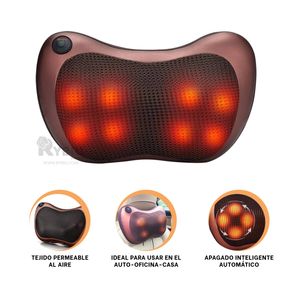 Almohada Masajeadora en Color Marron Y+Stickers