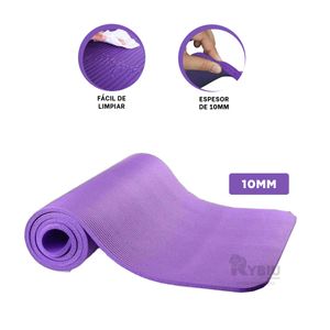 Mat para Hacer Ejercicio en Color Lila Y+Papel de Regalo