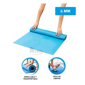 Mat Flexible de Entrenamiento de Color Celeste Y+Agendita