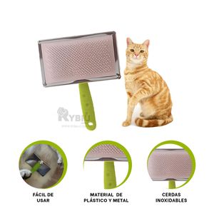 Peineta Portátil Pet para Pelo en Tono Verde Y+Agendita