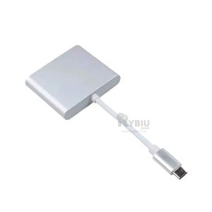 Convertirdor de Aluminio 3 en 1 Plateado Y+Post-it adhesivos