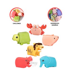 Set de Juguetes de Animales Chillones Multicolor
