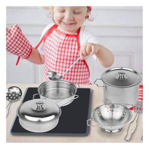 Set de Cocina con Accesorios de Acero Inoxidable