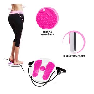 Disco Giratorio para Ejercitar el Abdomen Color Fucsia
