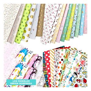 Set para Mascotas y Cepillo Color Celeste Y+Papel de Regalo