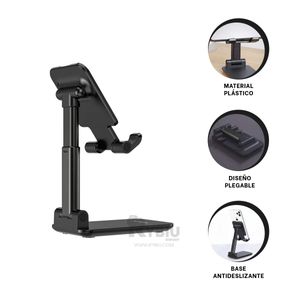Soporte Antideslizante para Celular Color Negro
