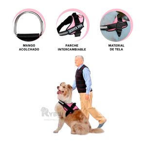 Arnes para Perro Talla XL en Rosado Y+Papel de Regalo