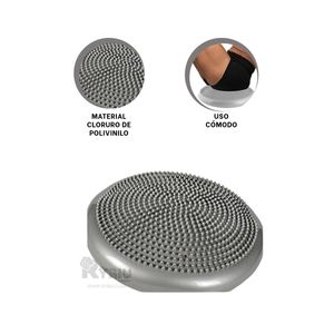 Disco Balancin para Ejercicios Resistente en Color Gris