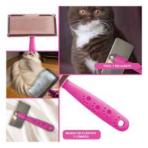 Peineta Didactica Pet en Fucsia Talla L Y+Post-it adhesivos