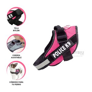 Pechera de Seguridad en Talla S en Rosado Y+Stickers