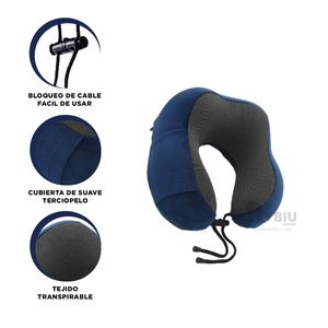 Almohada Comoda en Color Azul Y+Agendita
