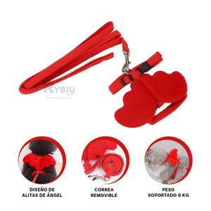 Arnes para Perros en Color Rojo Y+Papel de Regalo