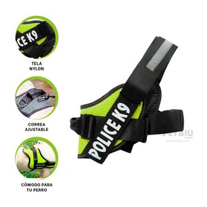Pechera de Seguridad en Talla S en Verde Y+Stickers