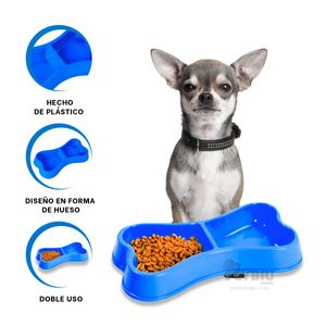 Plato Resistente en Talla M en Tono Azul Y+Papel de Regalo