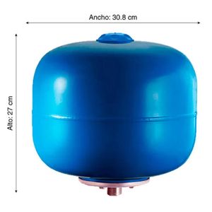 TANQUE HIDRONEUMATICO BERKLIN DE 24 LITROS ESFERICO AZUL