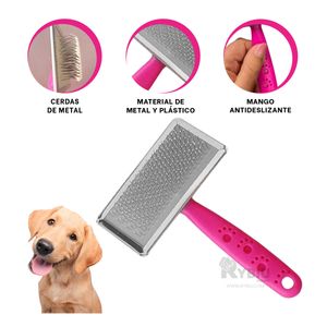 Peineta de Madera Duradero Util en Fucsia Y+Papel de Regalo