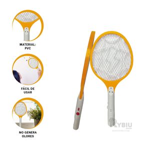 Raqueta para Insectos en Tono Anaranjado Y+Agendita