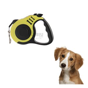 Soga Resistente de Perro de 3m en Color Amarillo Y+Stickers