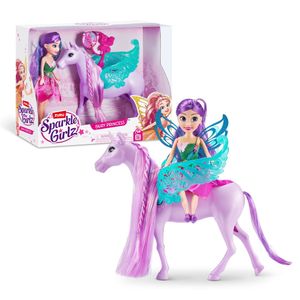 Muñeca Sparkle Girlz Con Unicornio