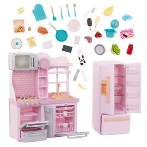 Cocina Our Generation Gourmet Rosa Con Accesorios